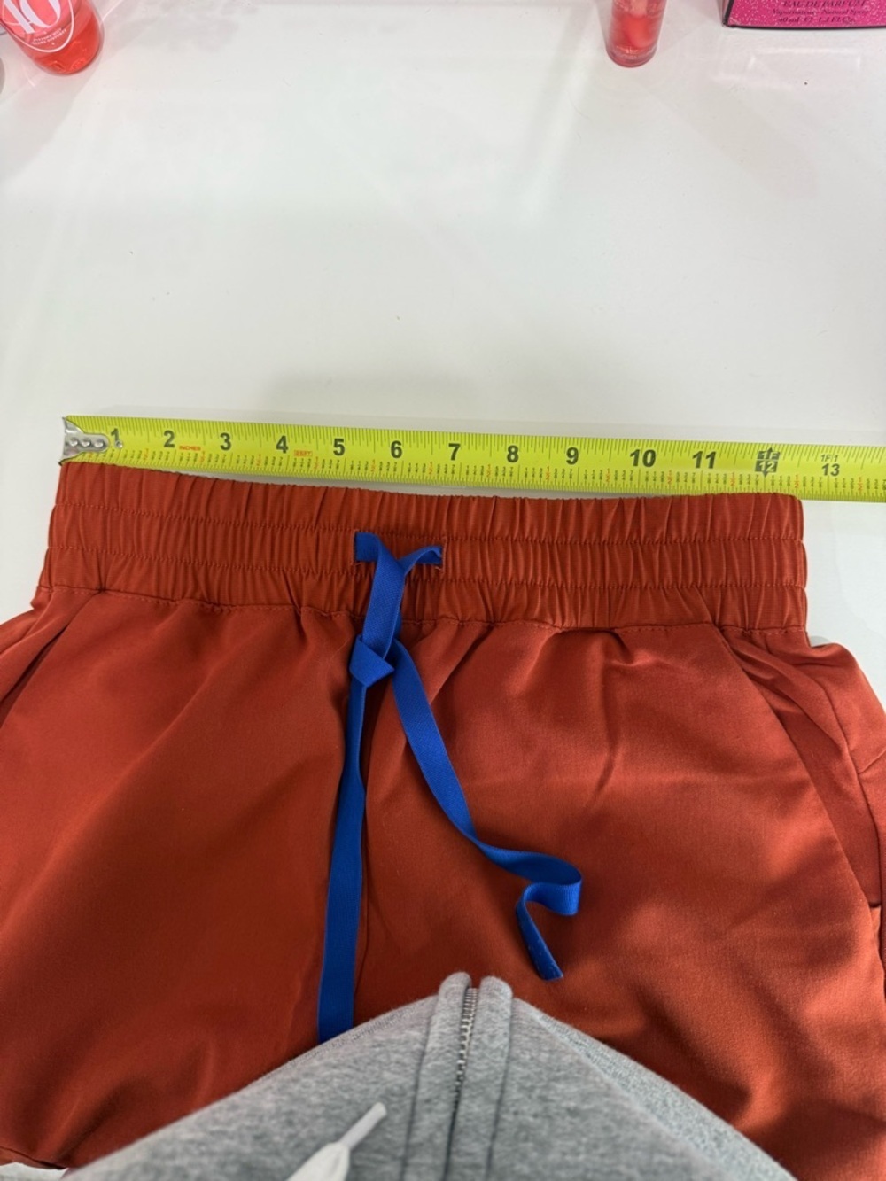 FIGS Technical Collection Jogger Scrub Pants XS Burnt Orange Elastic Waist Cargo - Picture 9 of 11